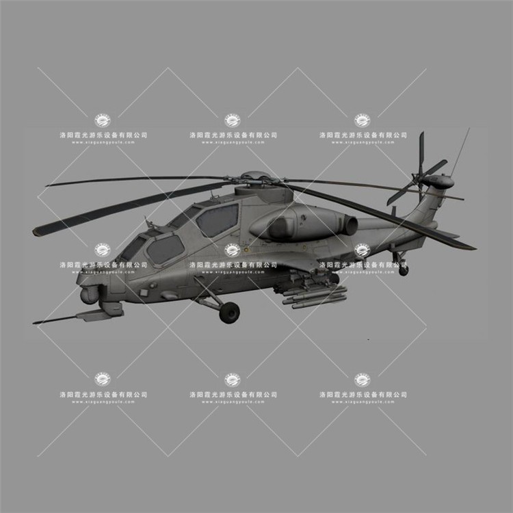 沙县武装直升机3D模型